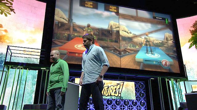 E3 2010: Kinect Adventures Kart Racing Gameplay Demo