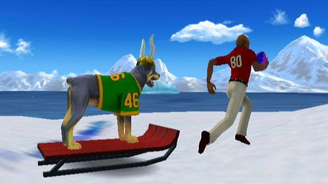 Jerry Rice and Nitus' Dog Football