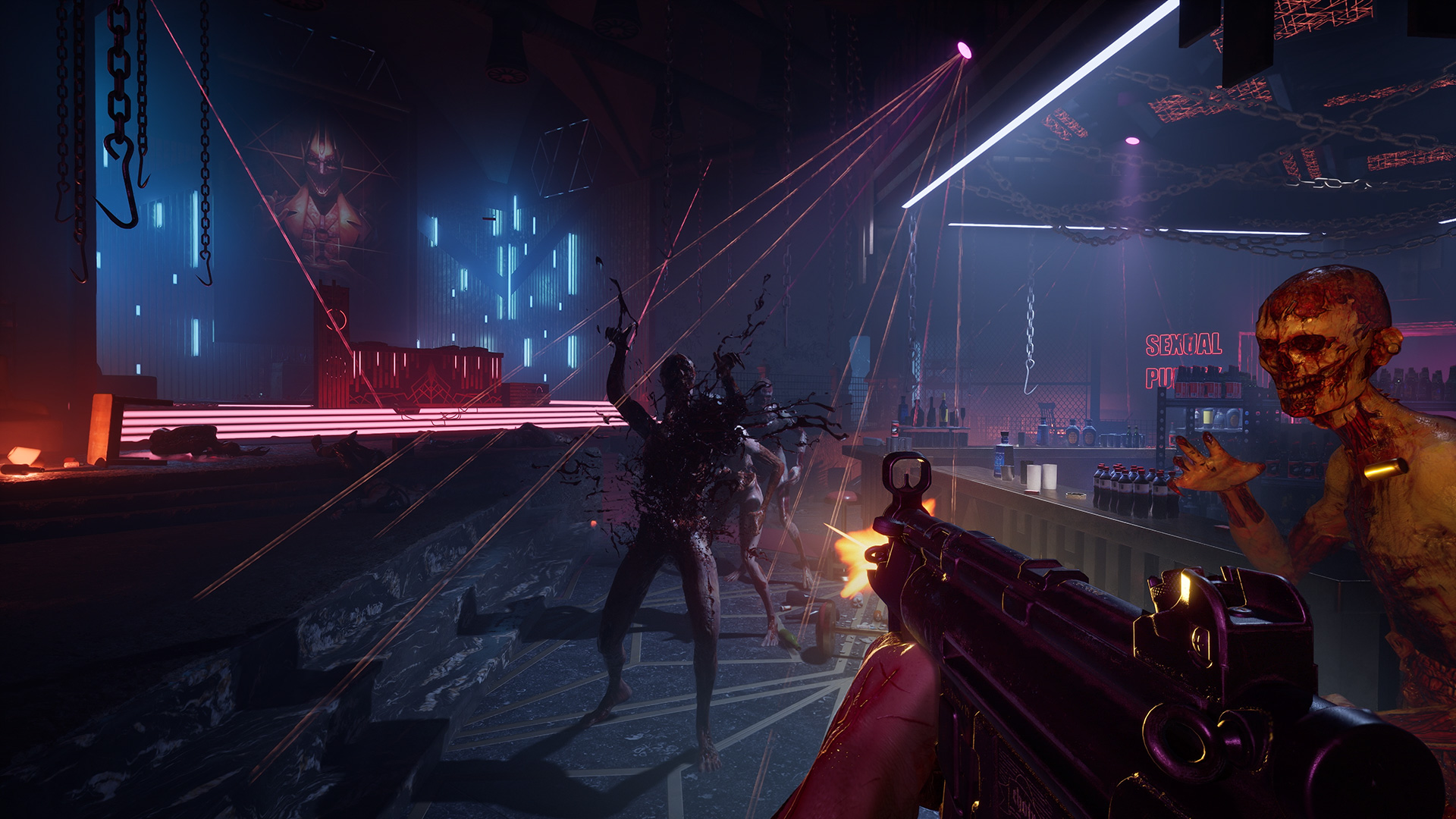 Hellraiser: Revival enemies being shot by Aidan