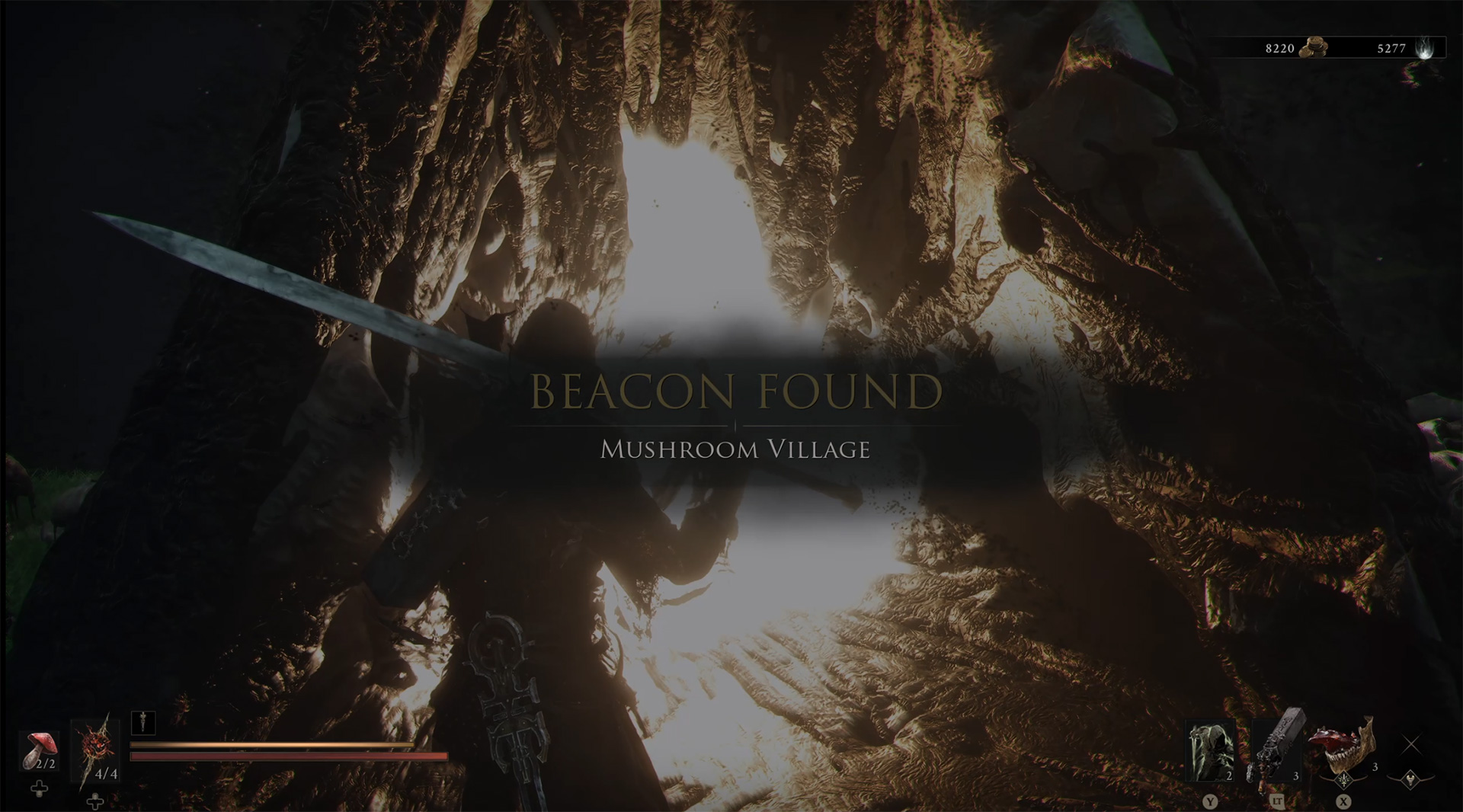 Beacon Cleanse screen in Mortal Shell II